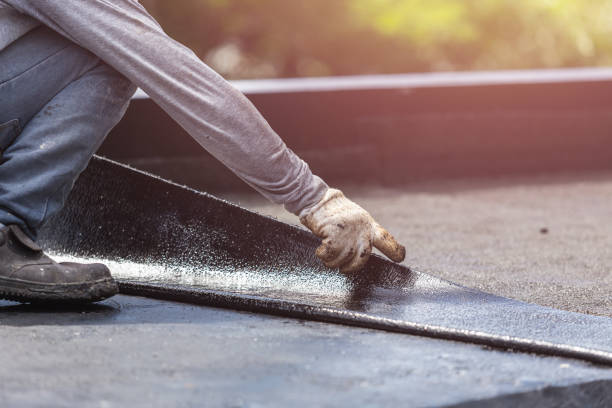 Professional Emergency Waterproofing technician working in Arcadia, WI